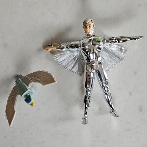 Kenner 1986 SilverHawks Quicksilver &Tally Hawk Action Figure